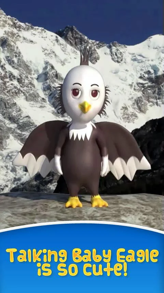 Talking Baby Eagle - Image screenshot of android app