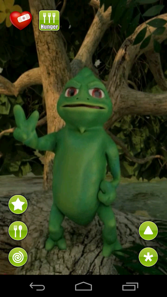 Talking Chameleon - Image screenshot of android app