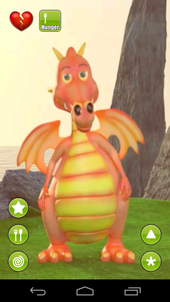 Talking Dragon Game - Image screenshot of android app
