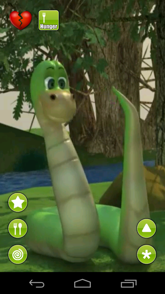 Talking Snake - Image screenshot of android app