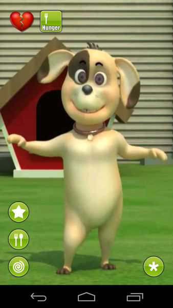 Talking Diddy Dog - Image screenshot of android app