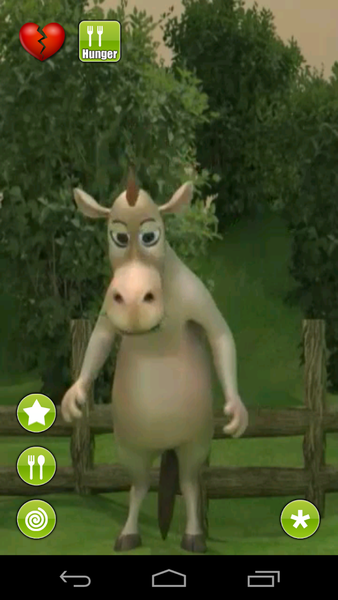 Talking Donkey - Image screenshot of android app