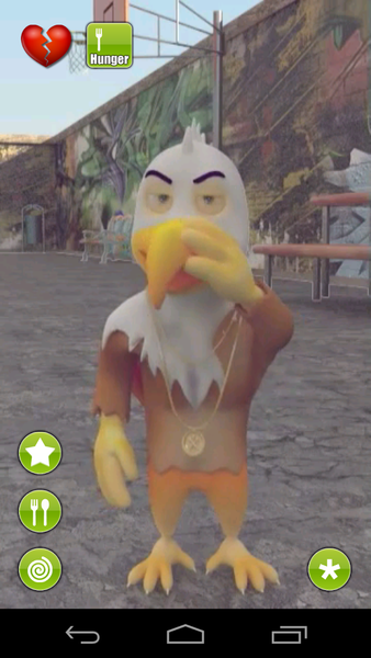 Talking Eagle Game - Image screenshot of android app