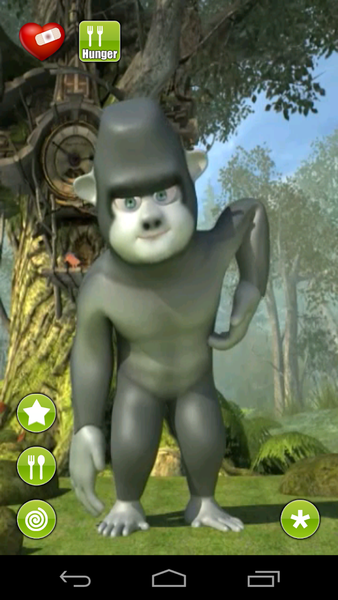 Talking Gorilla - Image screenshot of android app