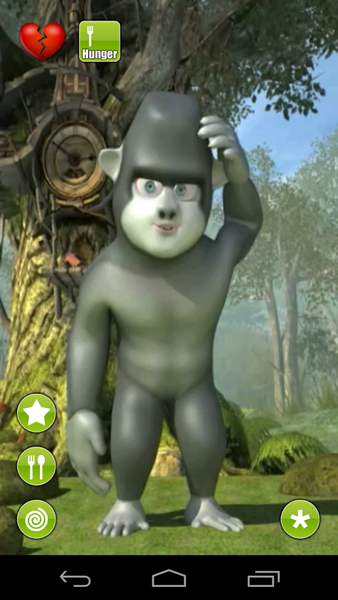 Talking Gorilla - Image screenshot of android app