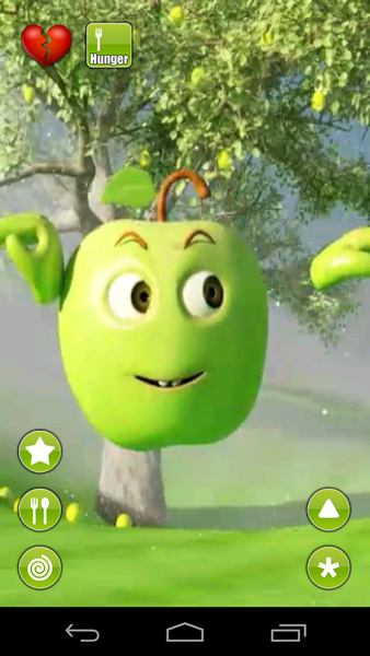 Talking Green Apple - Image screenshot of android app