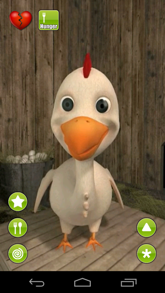 Talking Hen - Image screenshot of android app