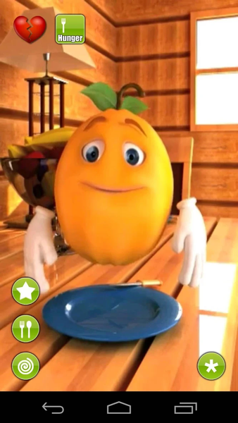 Talking Orange - Image screenshot of android app