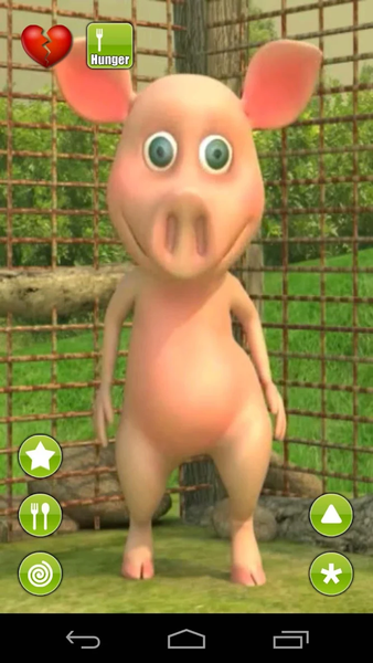 Talking Pong Pig - Image screenshot of android app