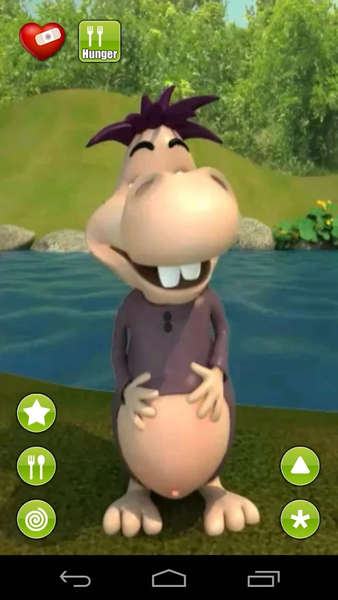 Talking Hippo - عکس برنامه موبایلی اندروید