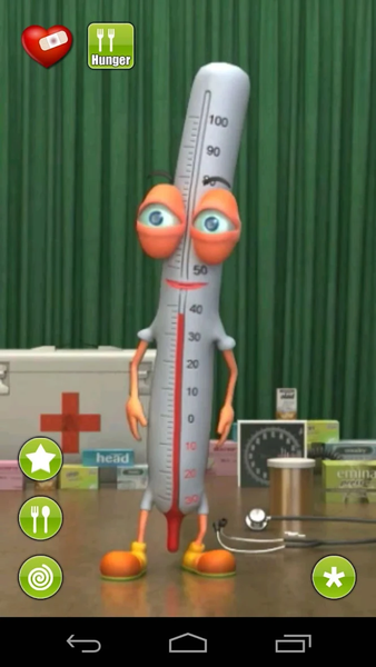 Talking Thermometer - Image screenshot of android app