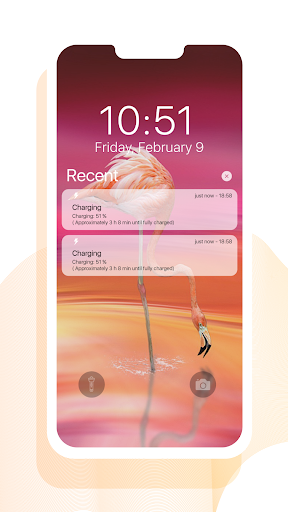 IOS12 Lock Screen - Image screenshot of android app