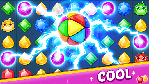 Jewel Hunter - Match 3 Games - Gameplay image of android game