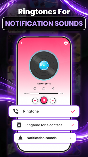 Phone Ringtone & HD Wallpapers - عکس برنامه موبایلی اندروید