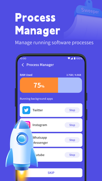Phone Sweeper - عکس برنامه موبایلی اندروید