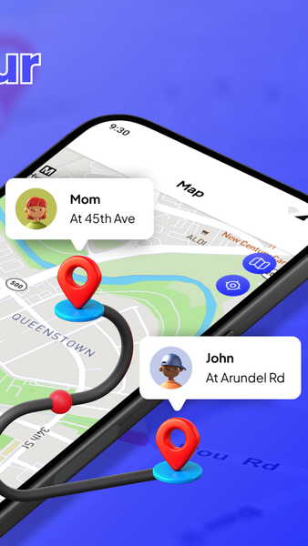 Phone Tracker: Family Location - Image screenshot of android app