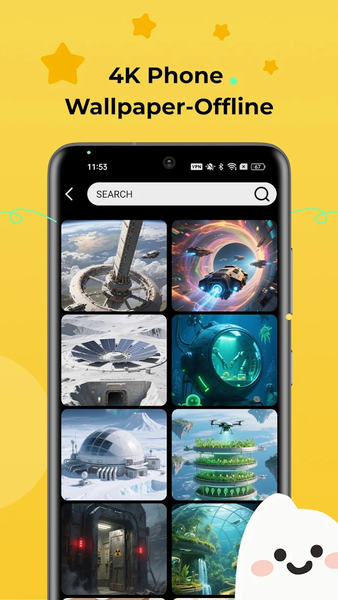 4K Phone Wallpaper-Offline - Image screenshot of android app