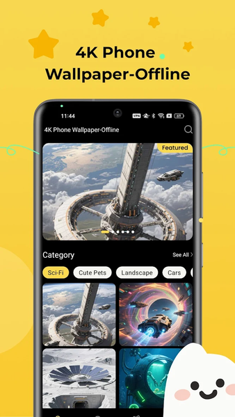 4K Phone Wallpaper-Offline - Image screenshot of android app