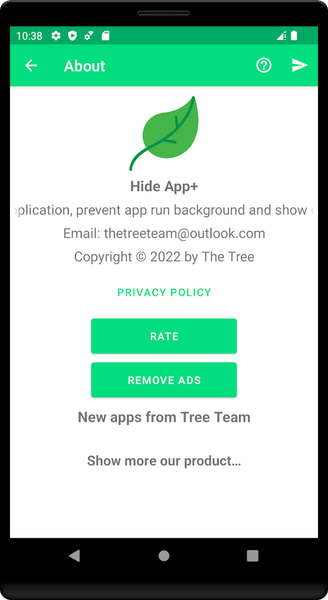 Hide Apps Plus - عکس برنامه موبایلی اندروید