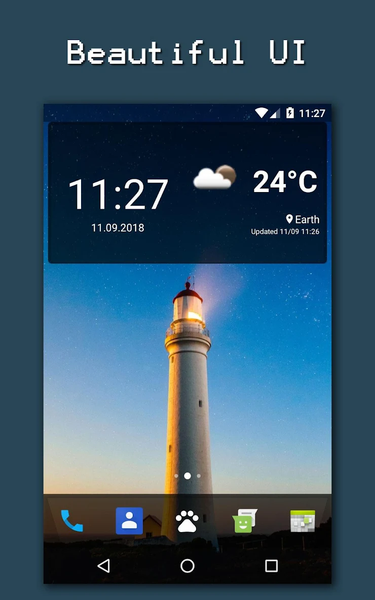 Big Launcher - Launcher For Old Age People - Image screenshot of android app