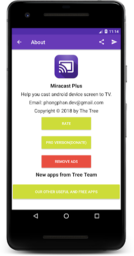 Wireless Display - Image screenshot of android app