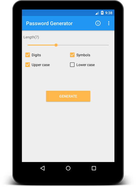 Password Generator - عکس برنامه موبایلی اندروید