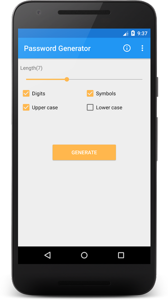 Password Generator - عکس برنامه موبایلی اندروید