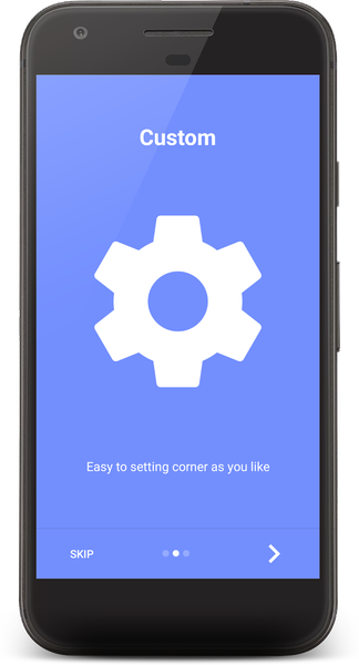 Round Corner Screen - Image screenshot of android app