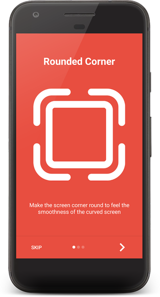 Round Corner Screen - Image screenshot of android app