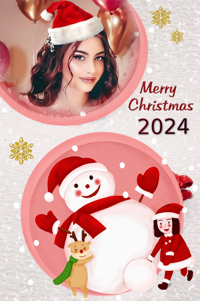 Christmas photo frame 2024 - Image screenshot of android app