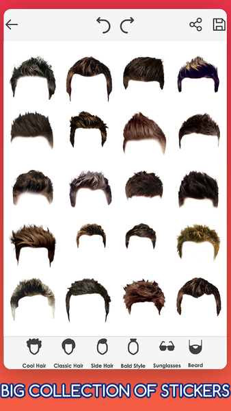 Man Hairstyles Photo Editor - Image screenshot of android app