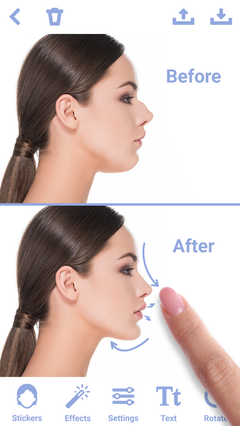 Rhinoplasty App: Nose Editor - Image screenshot of android app