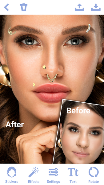 Rhinoplasty App: Nose Editor - Image screenshot of android app