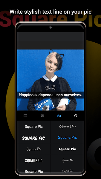 Photo Editor Pro - Square Pic - Image screenshot of android app