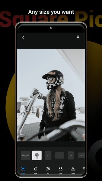 Photo Editor Pro - Square Pic - عکس برنامه موبایلی اندروید