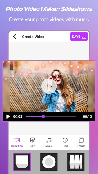 Photo Video Maker: Slideshows - Image screenshot of android app