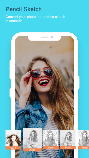 Photo Sketch Maker & Draw Pic - Image screenshot of android app
