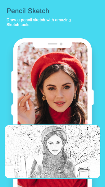 Photo Sketch Maker & Draw Pic - Image screenshot of android app