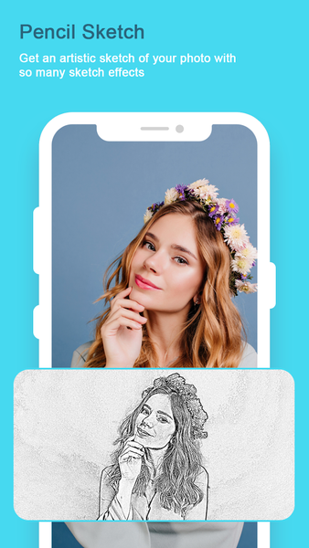 Photo Sketch Maker & Draw Pic - Image screenshot of android app