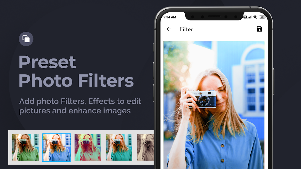Photo Editor You Came Perfect - عکس برنامه موبایلی اندروید
