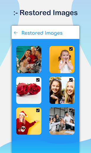 Photo recovery App, Deleted - عکس برنامه موبایلی اندروید