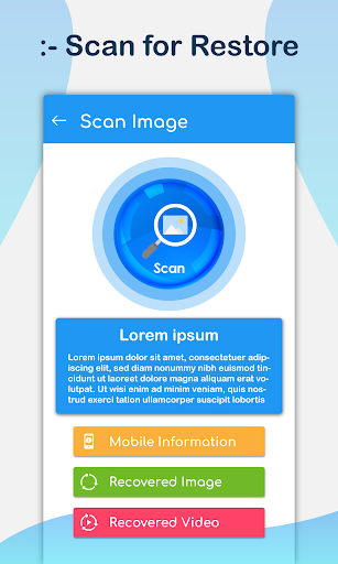 Photo recovery App, Deleted - Image screenshot of android app