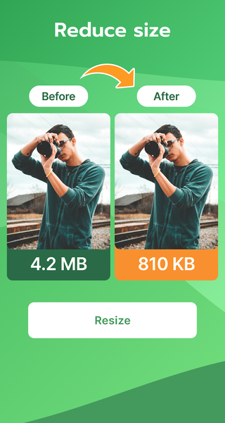 Photo Resizer - Reduce Photo - Image screenshot of android app