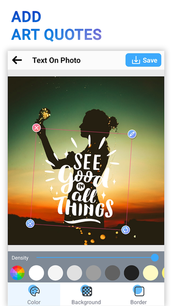 Text On Photo: Add Text Editor - Image screenshot of android app