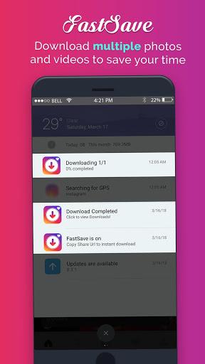 Fast save for instagram - عکس برنامه موبایلی اندروید