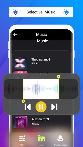 Photos Video Maker - Add Song - عکس برنامه موبایلی اندروید
