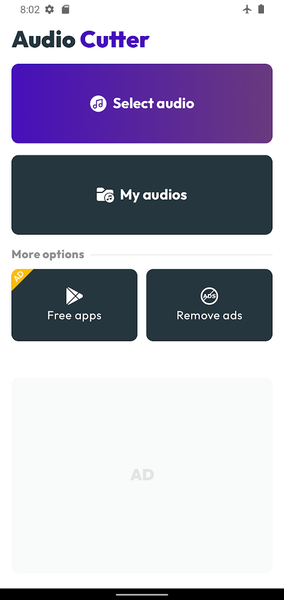 Cut Audio Files - عکس برنامه موبایلی اندروید