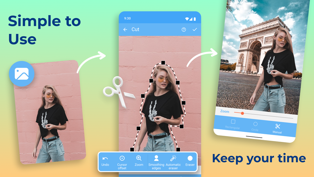 Cut and Paste Photos - عکس برنامه موبایلی اندروید