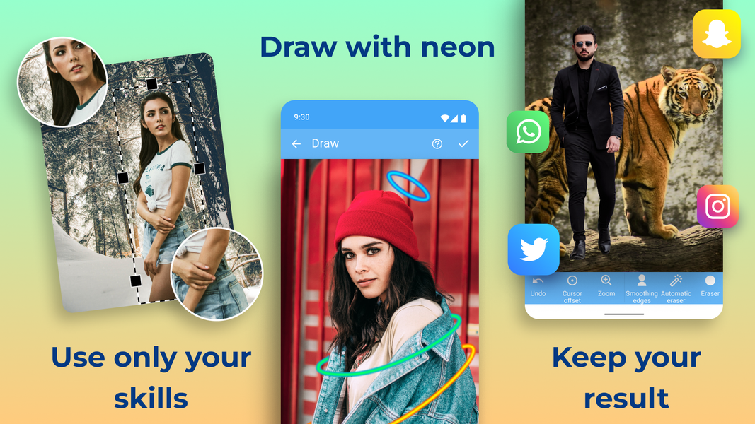 Cut and Paste Photos - عکس برنامه موبایلی اندروید