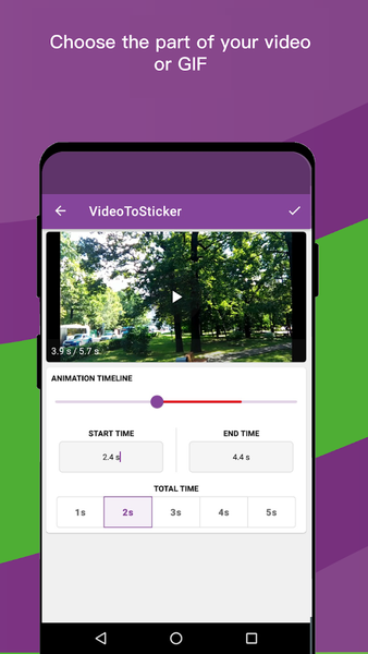 Video to Sticker Maker - عکس برنامه موبایلی اندروید